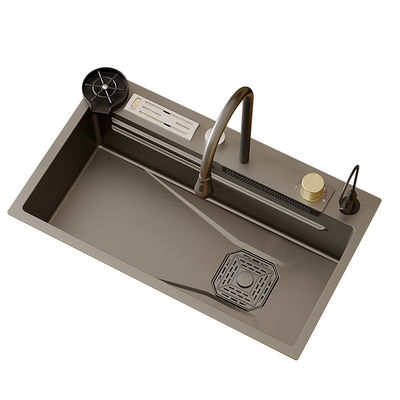 Home Hotel Restaurant Washroom Stainless Steel Single Bowl Above Counter Wash Basin