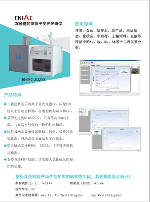 CE ISO Certified Spectrometer Chromatograph for Dual-Channel Environmental Monitoring