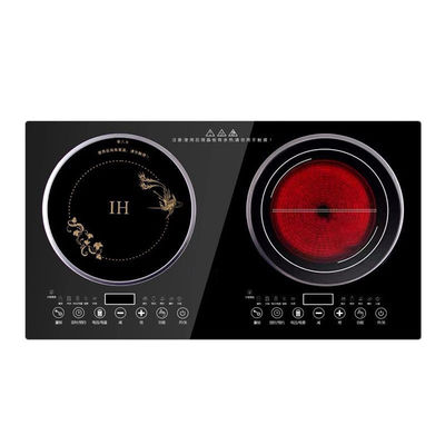 2 Burner power Household Induction Cooker Black Radiant-cooker Bulit-in Induction Hobs