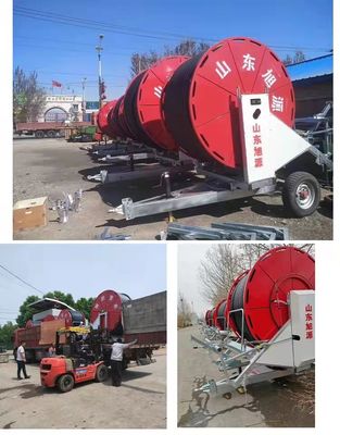 Electric Power Source Hose Reel Sprinkler Irrigation Machine NO Private Mold