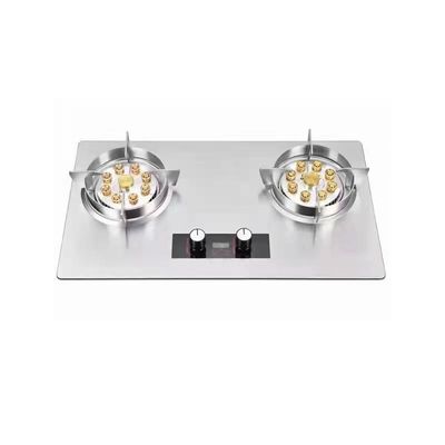 SS panel 2 Flipable Burner Gas Stove Slim 2 Burner Kitchen Appliance Protective Case