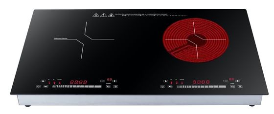 2 Burner Plates Gas Stove and Electric Double Stove Induction Cooker for Kitchen Cooking