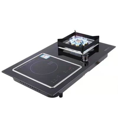 Stainless Steel 3 Burner Gas Stove with Electronic Ignition and Flameout Protection