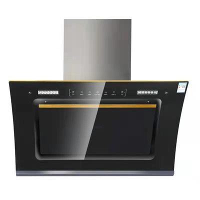 Suction Island Range Hood with 200W Power and Ceiling Mounted Lampblack Machine