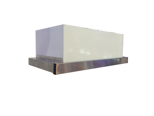 Stainless Steel Wall-Mounted Kitchen Range Hood with Gesture Control and LED Lighting