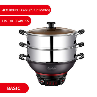 2021 Non-Stick Stainless Steel Wok and Pot Set for Commercial Egg Deep Frying Needs