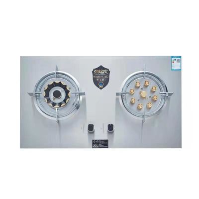 Desktop Embedded 2 Burner Gas Stove Custom for Solar Electronic Installation