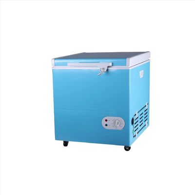 Capacity 90L 12v 220v ac dc freezer mini fridge for car draw solar chest refrigerator