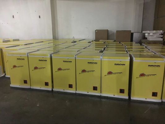 Capacity 90L 12v 220v ac dc freezer mini fridge for car draw solar chest refrigerator