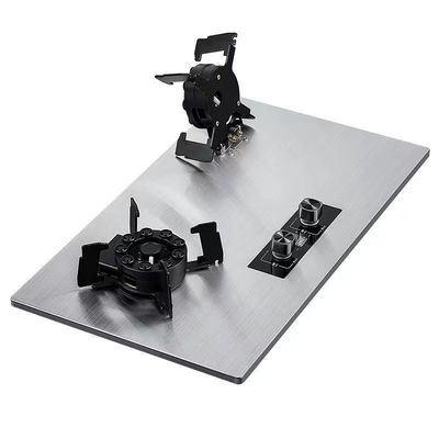 Automatic Ignition Glass 2 Burner Table Top Ceramic Surface Gas Stove Cooker for Home
