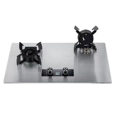 NO Private Mold Gas Cooker Electronic Ignition Double Burner Gas Hob for Kitchen Appliance