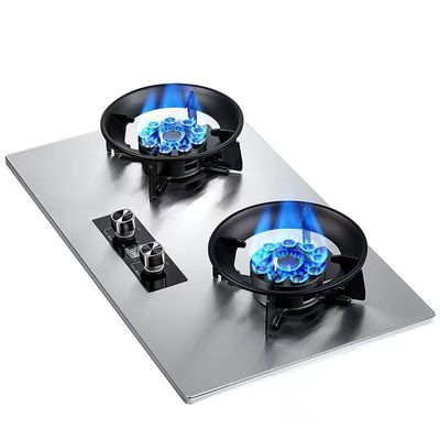 NO Private Mold Gas Cooker Electronic Ignition Double Burner Gas Hob for Kitchen Appliance