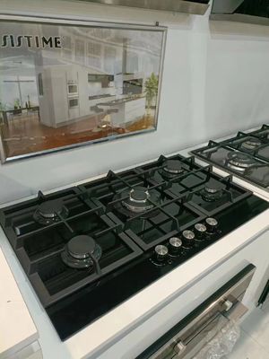 Countertop Kitchen Stove with 5 Burners N.G. or L.P.G Gas Type Commercial Cooker
