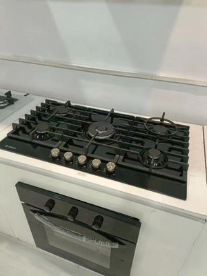 Countertop Kitchen Stove with 5 Burners N.G. or L.P.G Gas Type Commercial Cooker
