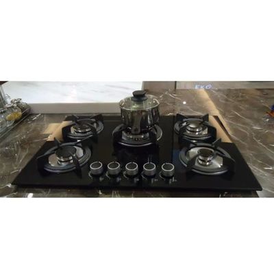 Tempered Glass Surface Electric Cooktop Type Radiant Coil Burner 5 Burners Gas Stove