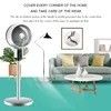 Get the 16 Inch Oscillating Pedestal Fan with 5 AS Blades Remote Control and AC Motor