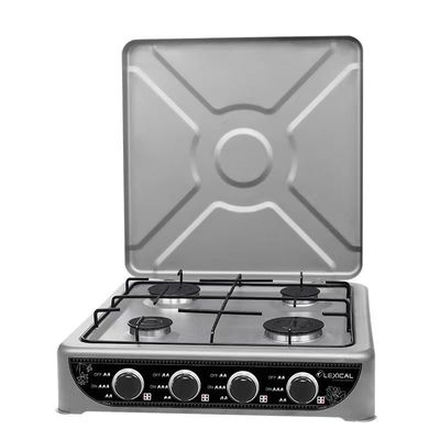 Installation Desktop Embedded Type 4 Burners Gas Stove Cooking Cooktop Portable Cooker