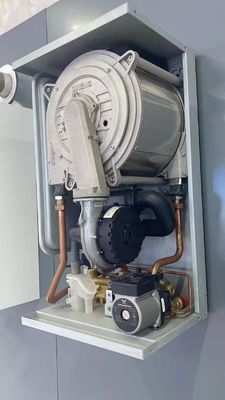 Overheat Protection 24kw CE Wall-Mounted Combi Fully Premixed Condensing Gas Boiler