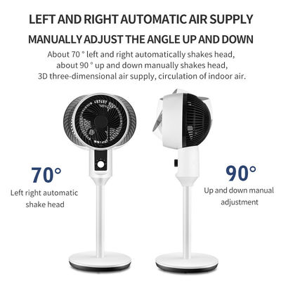 Turbo Mute Technology Electric Household Air Circulation Fan for Pedestal Installation