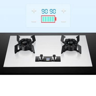 Kitchen Cooking Appliance Tengao Metal Edging Table Top Knob Button Natural Gas / Double Burner Gas Stove