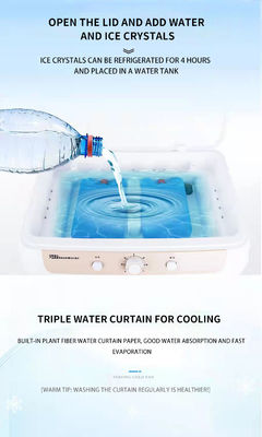 AC Industrial Air Cooler Evaporator with 8000 Air Volume and 3 Levels Adjustable