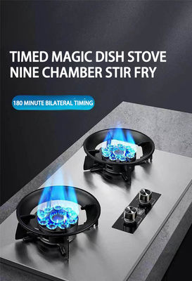 Tempered Surface Wok Burner Stand Burner Cooker Gas Stove for Restaurant