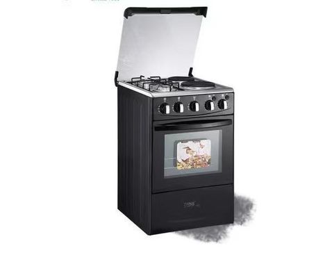 Furnotel Stainless Steel 4 Burner Gas Stove With Oven Dual-cooker Cooktop