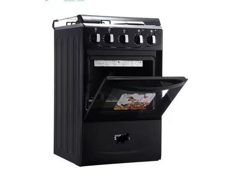 App-Controlled Stainless Steel Gas Stove With 4-Burner and Gas Oven Automatic Ignition