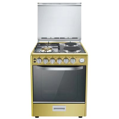 App-Controlled Stainless Steel Gas Stove With 4-Burner and Gas Oven Automatic Ignition