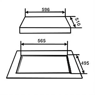Stainless Steel Gas Cooktop 4 Burners Induction and Natural Gas Stove for Built-in