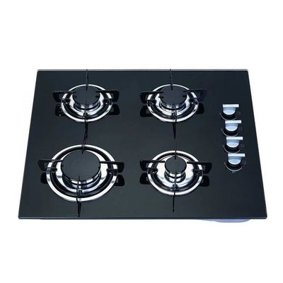 Stainless Steel Gas Cooktop 4 Burners Induction and Natural Gas Stove for Built-in