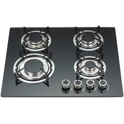 Stainless Steel Gas Cooktop 4 Burners Induction and Natural Gas Stove for Built-in