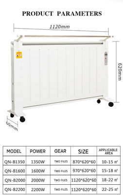 White Over Heat Protection Room Stand Air Fast Heating Electric Heater for Home 110-240v