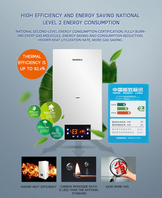 20KW Natural Gas Wall Mounted Boiler for Household Heating Stainless Steel Material