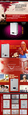 Silk Screen Printing 24000W Gas Wall-Mounted Boiler for First-Class Heating Efficiency