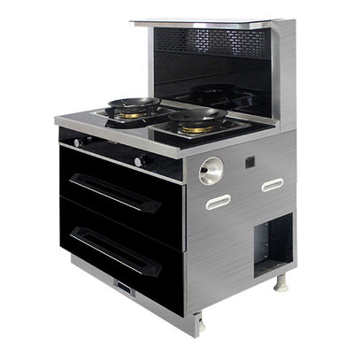 Multifunctional Black Stove 2022 Gas Cooker with Dual-cooker Cooktop and Power Source