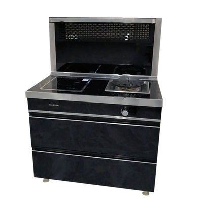Multifunctional Black Stove 2022 Gas Cooker with Dual-cooker Cooktop and Power Source