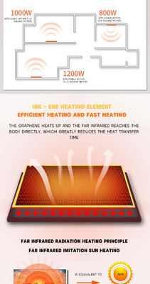 Garage Folding Screen Room Wall Heater Graphene Carbon Crystal Heating Electric Infrared Heating Panel