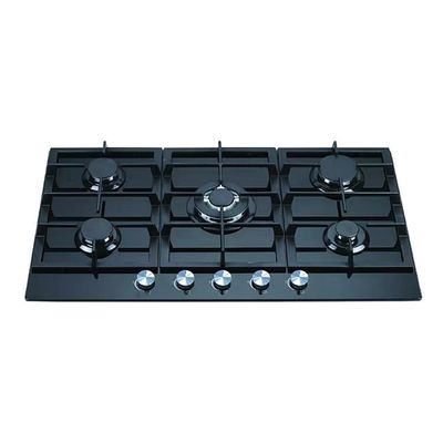 Electronic Ignition 5 Burner Gas Stove for Private Mold Gas Appliances
