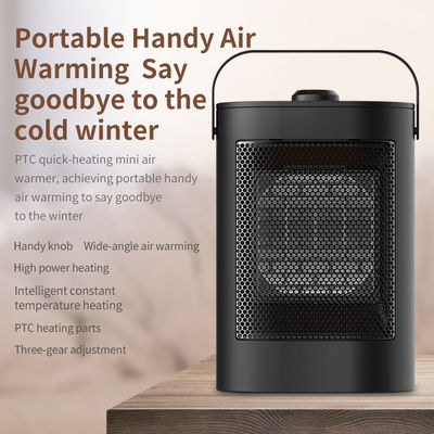 PTC Ceramic Element 900W Mini 3S Fast Heating Electric Heater Fan for Cold Winter