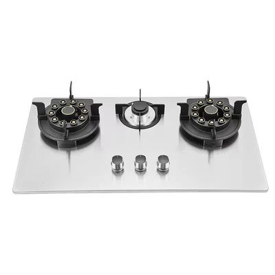 3 Burner Gas Cooktops for Home and Commercial Blue  Flame Stove Stand Wok Cooker