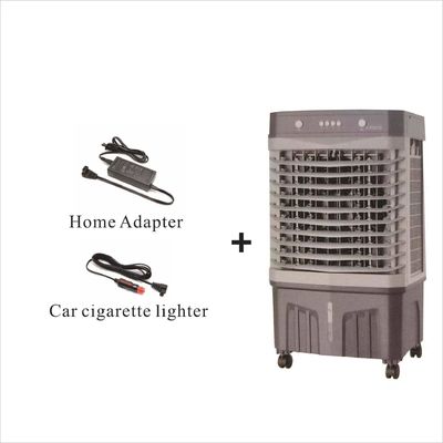 60L Solar Power Industrial Mobile Portable Evaporative Air Cooler with Switch Control