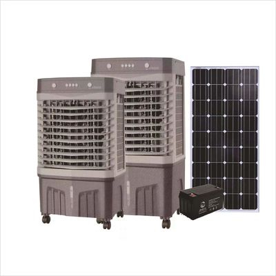 60L Solar Power Industrial Mobile Portable Evaporative Air Cooler with Switch Control