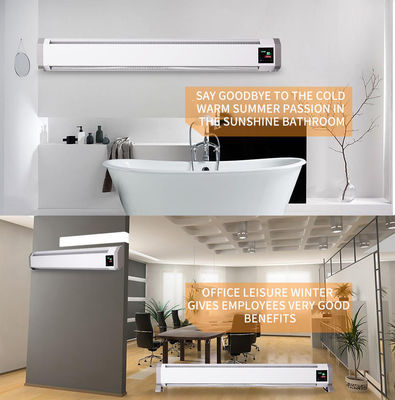2000W White Infrared Carbon Crystal Panel Heater for Living Room RV Bathroom Heater