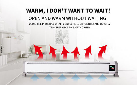 App-Controlled Infrared Bathroom Heater Electric Convector for Home Heating and Control