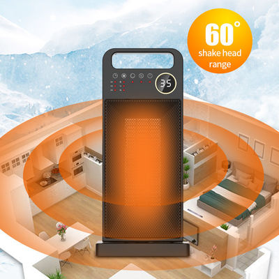 Touch Screen Electric Heating Portable PTC Ceramic Fan with Remote and Installation