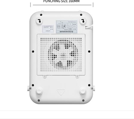 QN 1800w Auto Safety Shut Off System Portable Electric Heaters In White