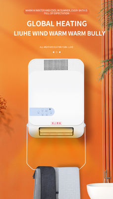 QN 1800w Auto Safety Shut Off System Portable Electric Heaters In White