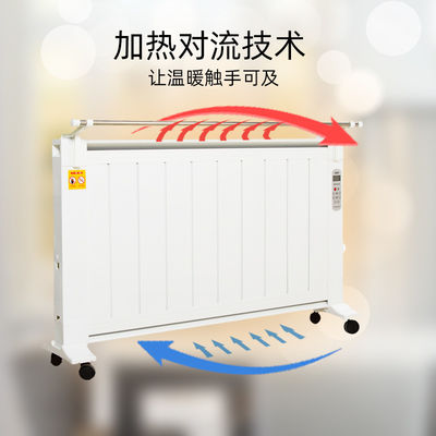 2400W Electric Heater Infrared Convection Carbon Crystal Heating Radiator for Bedroom