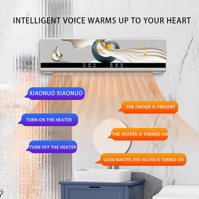 Thermostatic Controller Wall Mounted Ceramic PTC Air Heater for Low Noise Household
